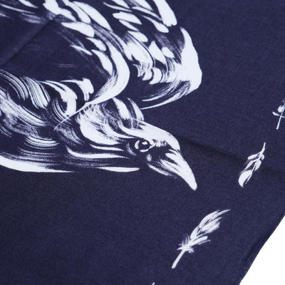 Samurai Jeans "Yatagarasu" Selvedge Bandana (Blue)