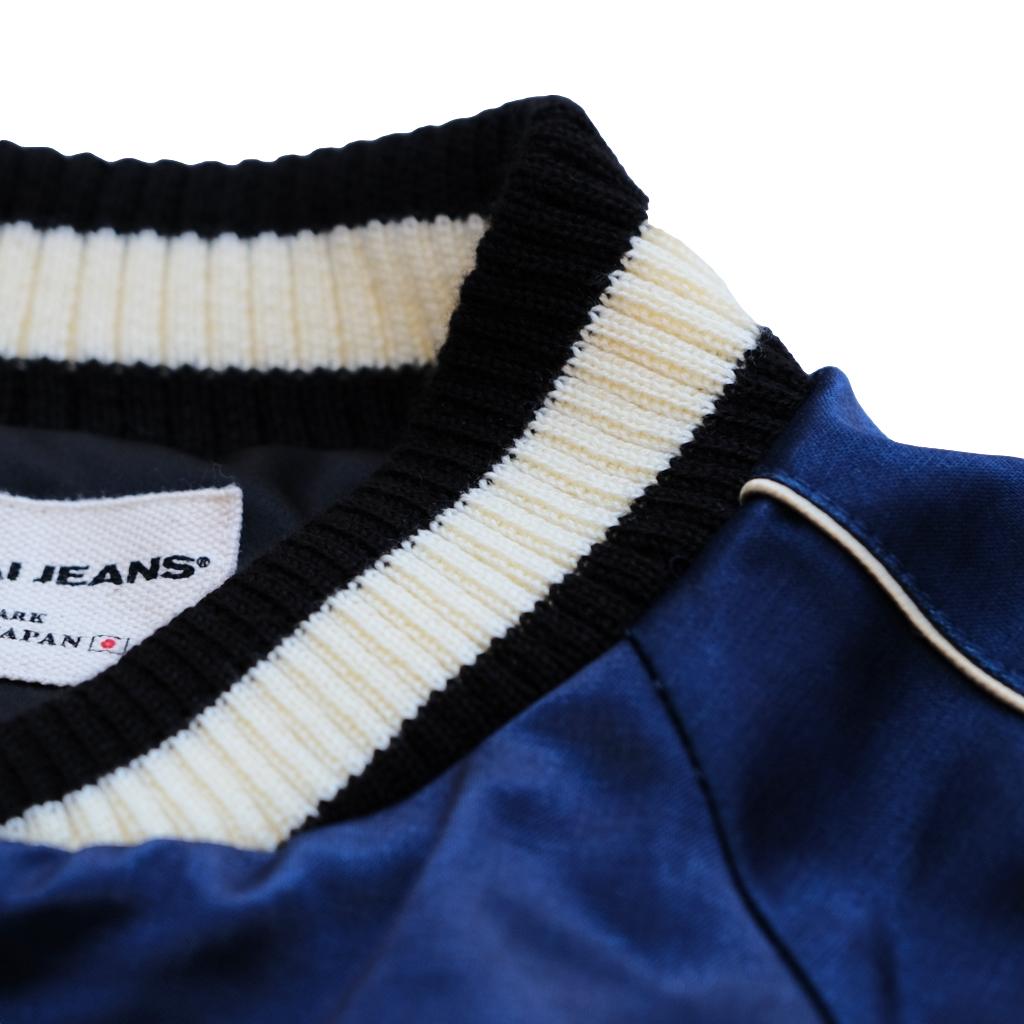 Samurai Jeans SJSKJ24 Indigo Dyed Sukajan Jacket