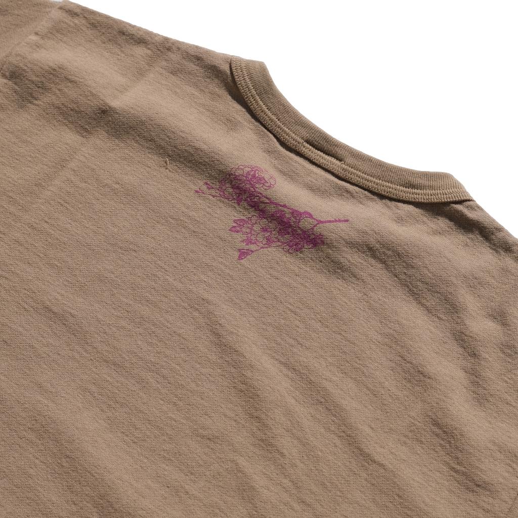 Samurai Jeans SJST24-106 Loopwheel Logo Print Tee (Olive)