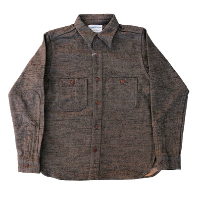 Samurai Jeans SMN25-01 Plain Flannel Work Shirt