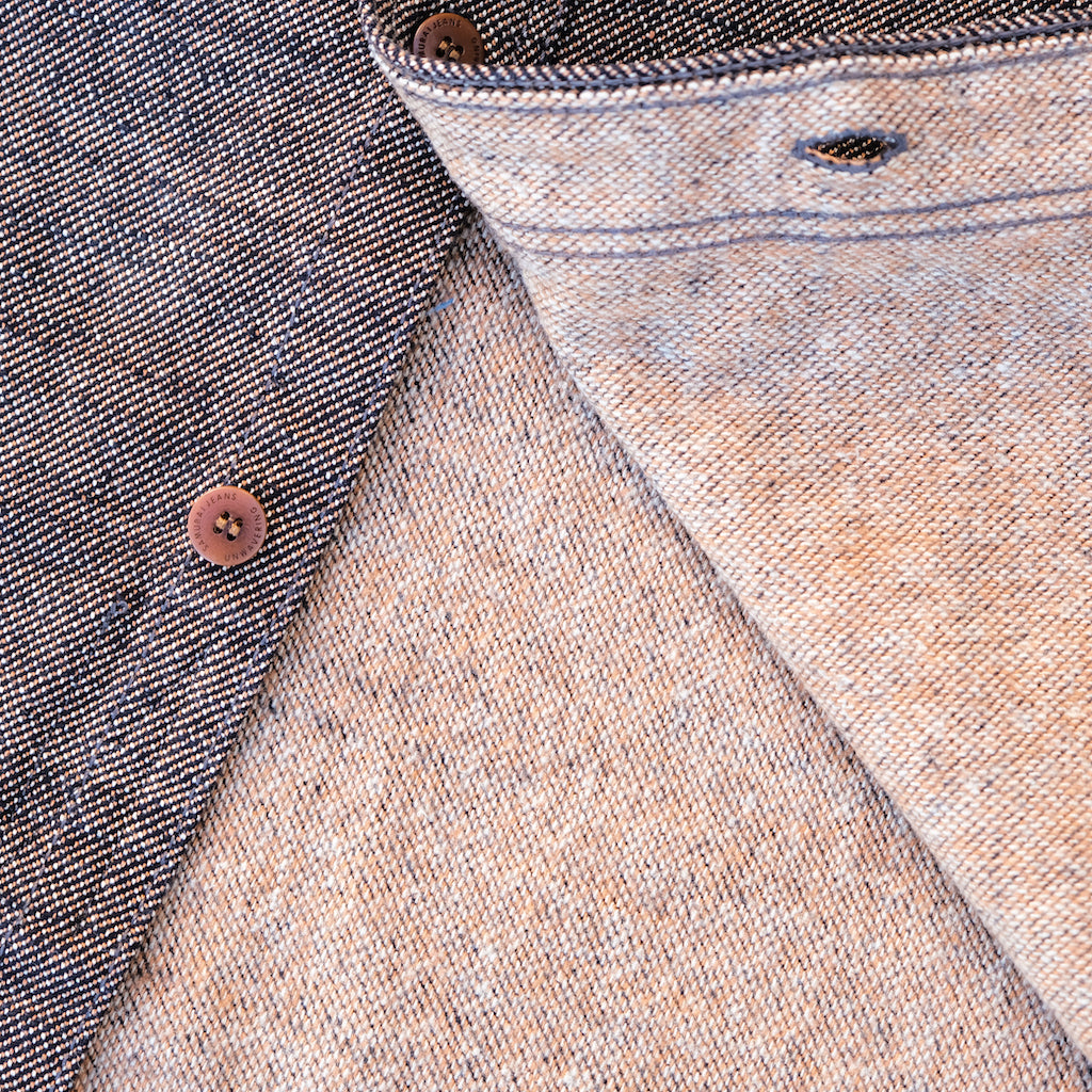 Samurai Jeans SMN25-01 Plain Flannel Work Shirt