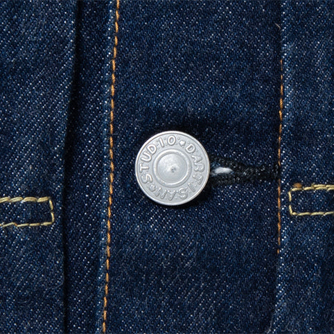 Studio D'Artisan 15oz. Natural Indigo Type II Selvedge Jacket