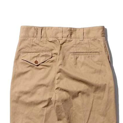 Soundman "Clarke" Double Pleated Officer Trousers - Okayama Denim