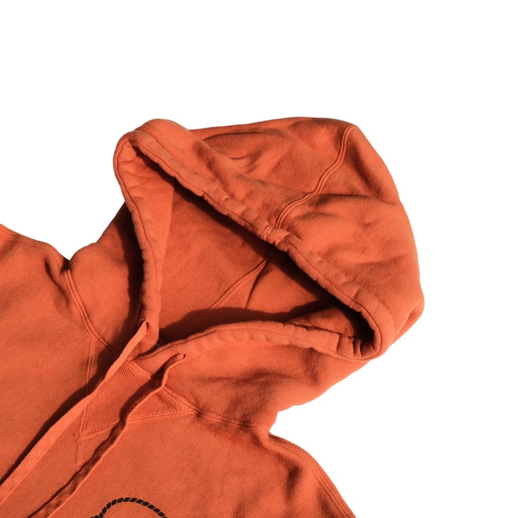 Studio D'Artisan "Denim Hunter" Logo Print Hoodie (Orange)