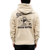 Studio D'Artisan "Denim Hunter" Logo Print Hoodie (Ivory)