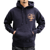 Studio D'Artisan "Denim Hunter" Logo Print Hoodie (Navy)