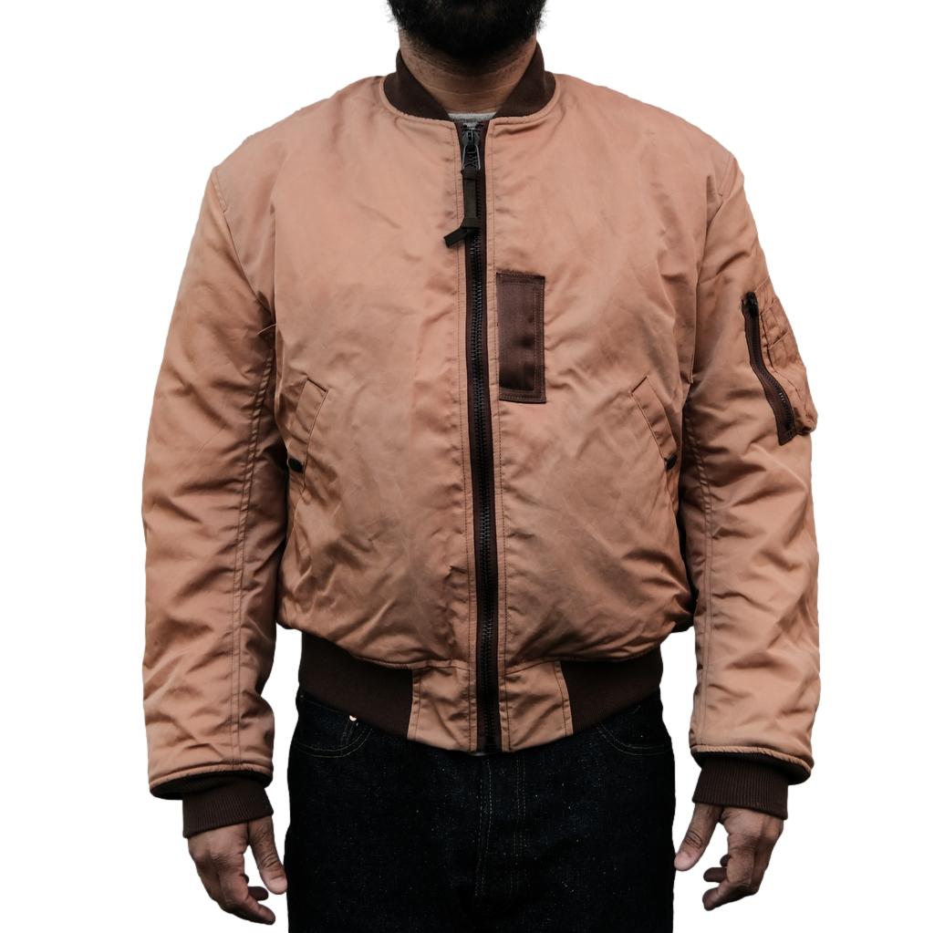 Studio D'Artisan Kakishibu MA-1 Flight Jacket - Okayama Denim