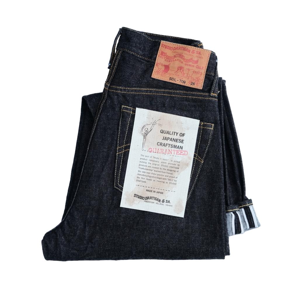 Women's] Studio D'Artisan SDL-709 (Wide Tapered) - Okayama Denim