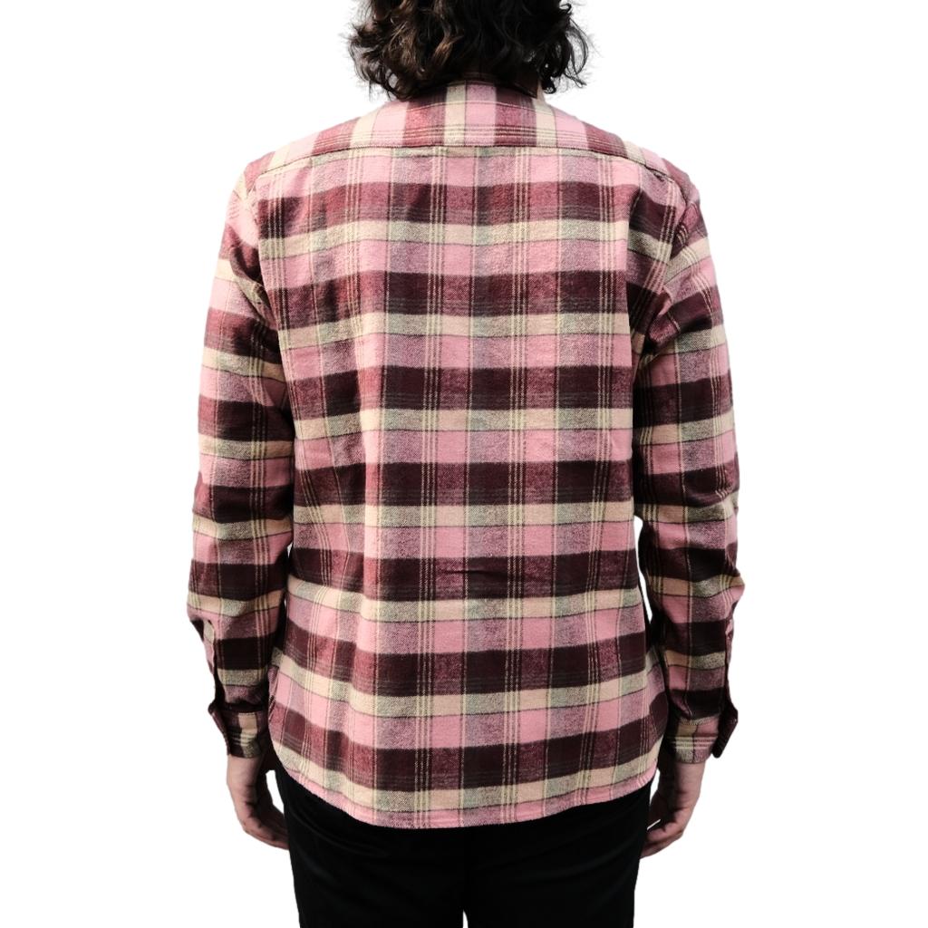 Studio D'Artisan No.8 Heavyweight Check Flannel Shirt (Red)