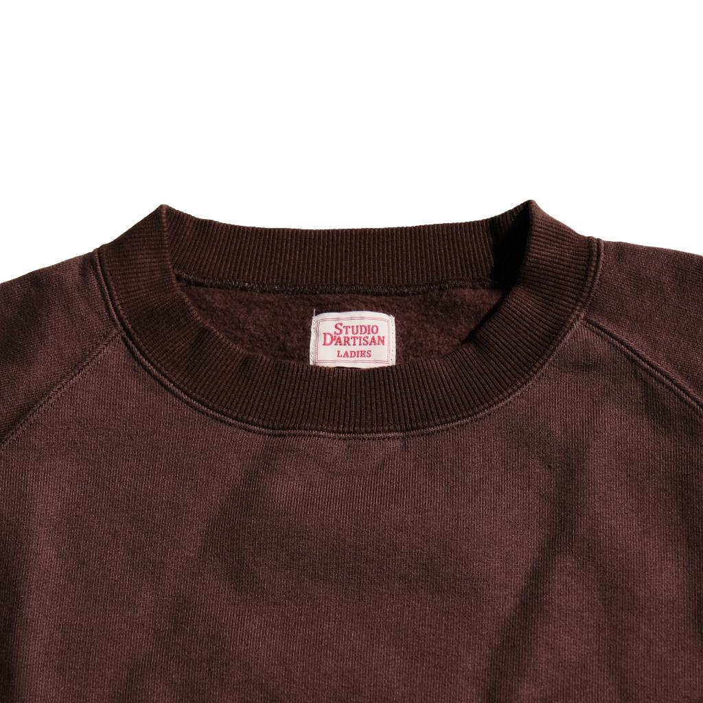 [Women's] Studio D'Artisan Raglan Sweatshirt (Brown)