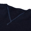 Studio D'Artisan Indigo Dyed Logo Print Crewneck Sweatshirt