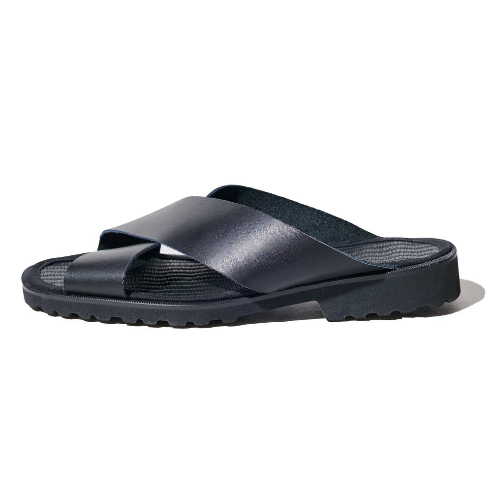 Liberato Tatami Cross Sandals (Black)