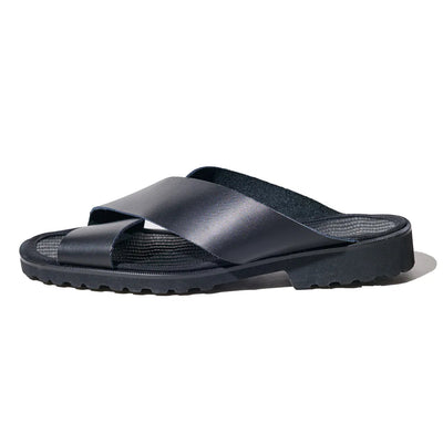 Liberato Tatami Cross Sandals (Black)