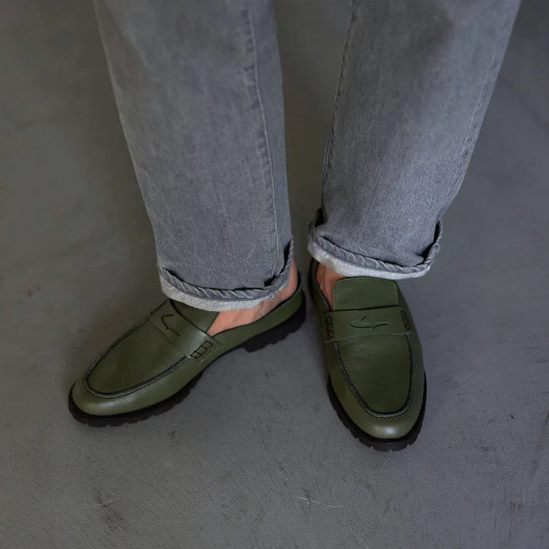 Liberato Slip-on Loafers (Moss Green)