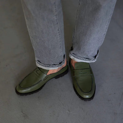 Liberato Slip-on Loafers (Moss Green)