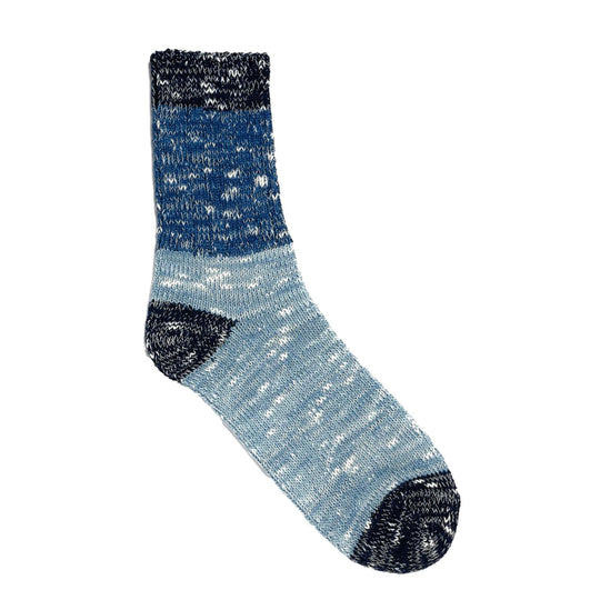 Terroir Natural Indigo Low Gauge Knit Socks (Color 1)