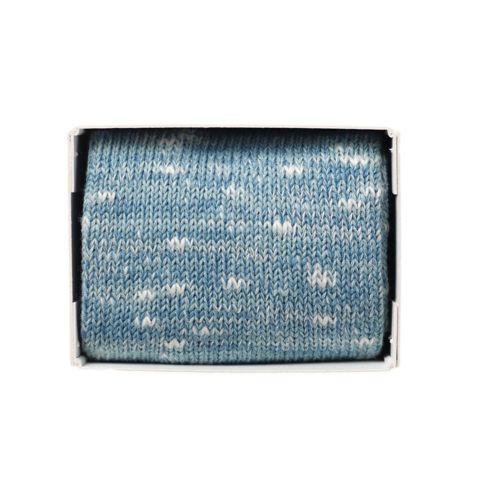 Terroir Natural Indigo Low Gauge Knit Socks (Color 1)