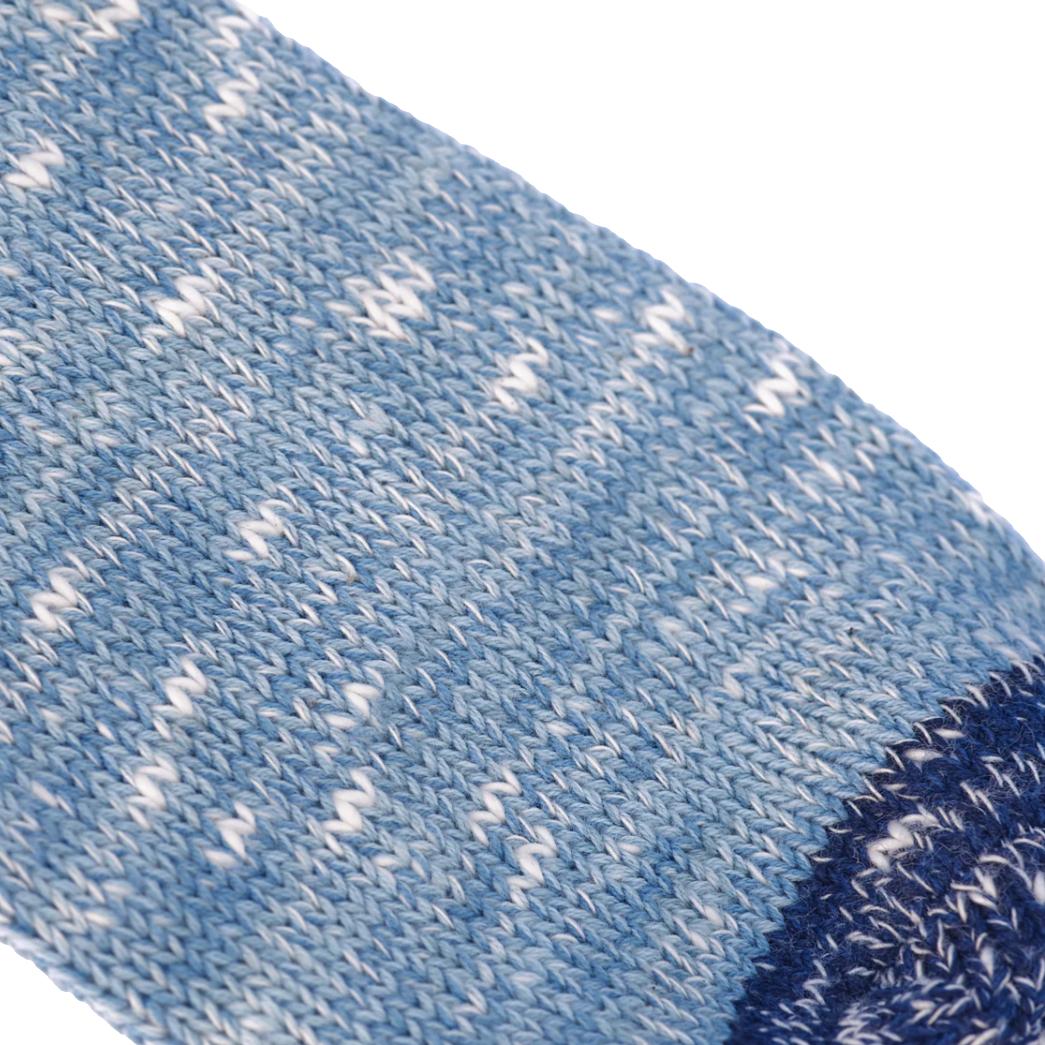 Terroir Natural Indigo Low Gauge Knit Socks (Color 1)