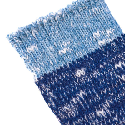 Terroir Natural Indigo Low Gauge Knit Socks (Color 2)