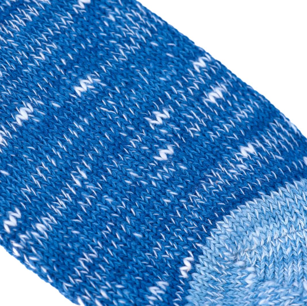 Terroir Natural Indigo Low Gauge Knit Socks (Color 2)