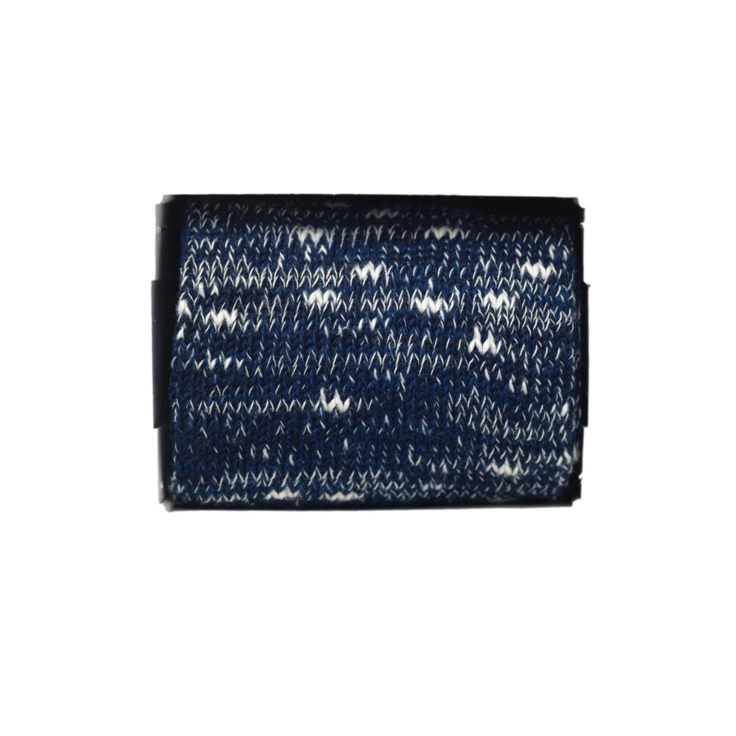 Terroir Natural Indigo Low Gauge Knit Socks (Color 3)