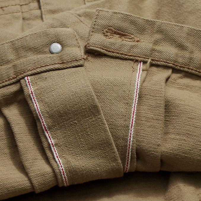 Fullcount 2107BE Beige Type 1 Selvedge Jacket - Okayama Denim