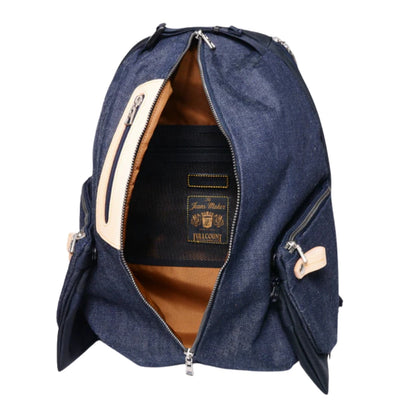 Master-piece x Fullcount "Super Smooth" Backpack - Okayama Denim