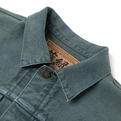 [Pre-Order] Studio D'Artisan "Indigo Green" Selvedge Jacket