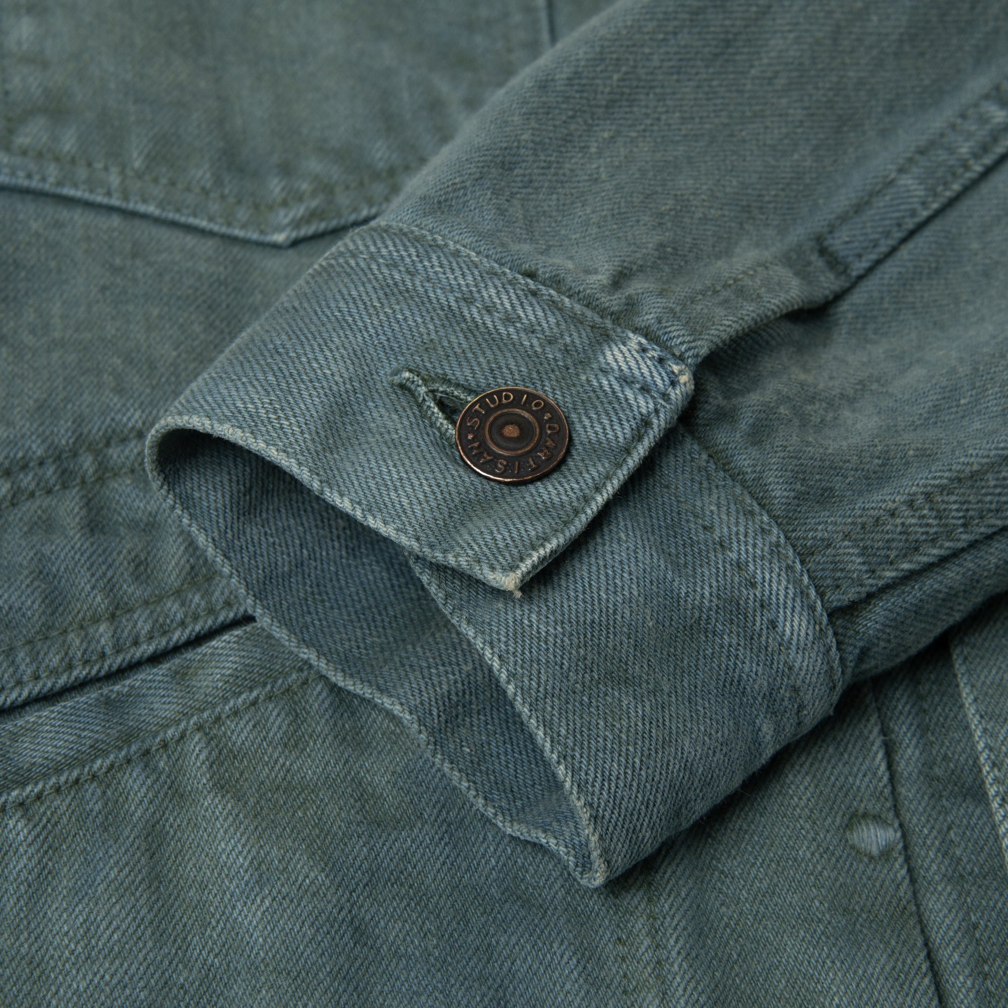 [Pre-Order] Studio D'Artisan "Indigo Green" Selvedge Jacket
