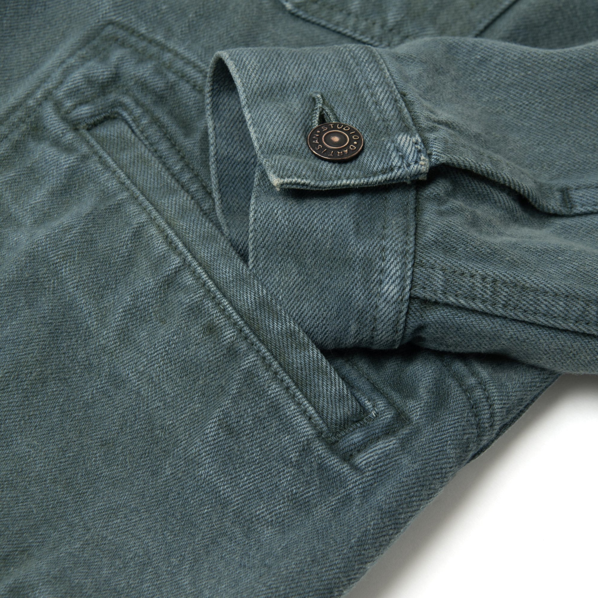 [Pre-Order] Studio D'Artisan "Indigo Green" Selvedge Jacket