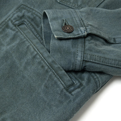 [Pre-Order] Studio D'Artisan "Indigo Green" Selvedge Jacket