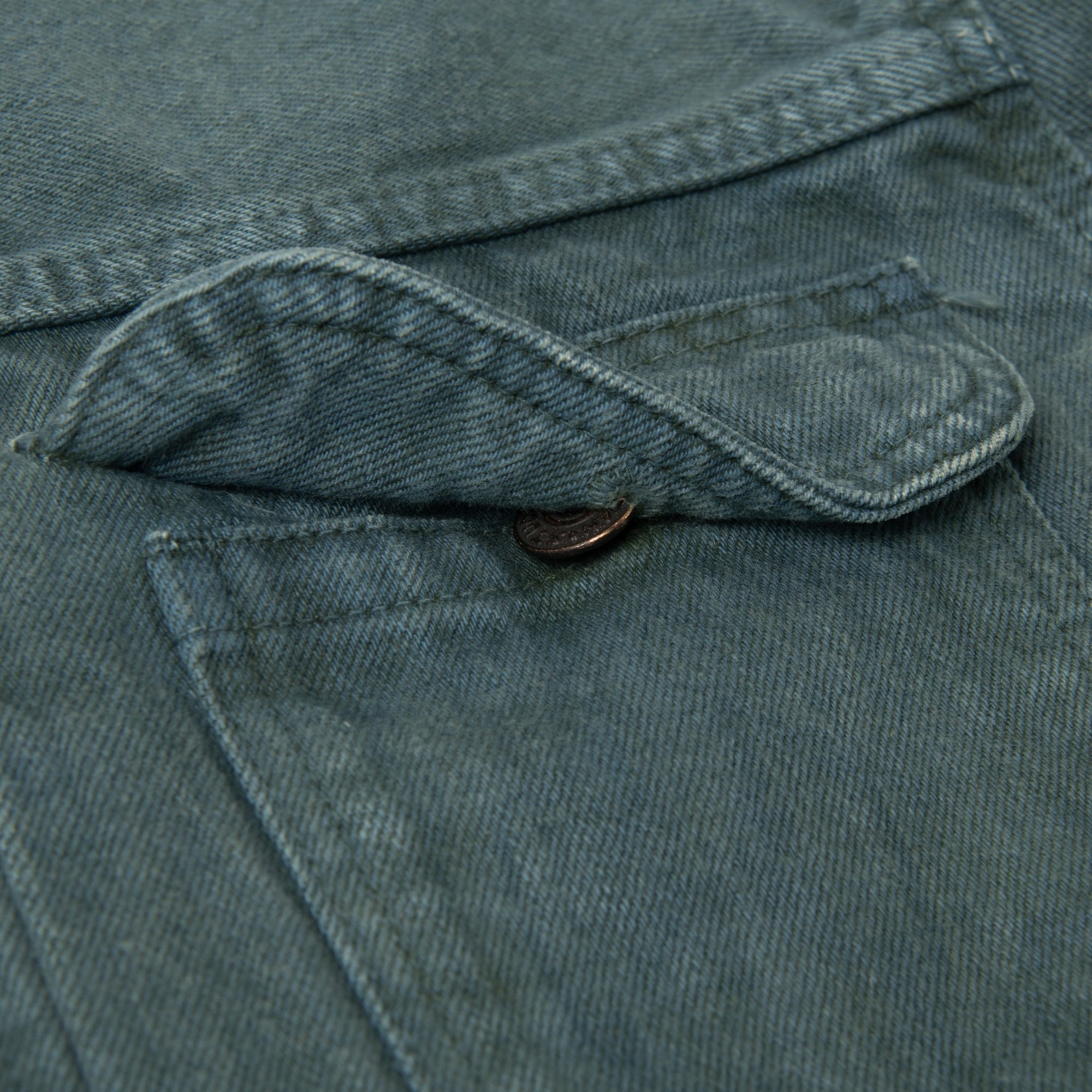[Pre-Order] Studio D'Artisan "Indigo Green" Selvedge Jacket