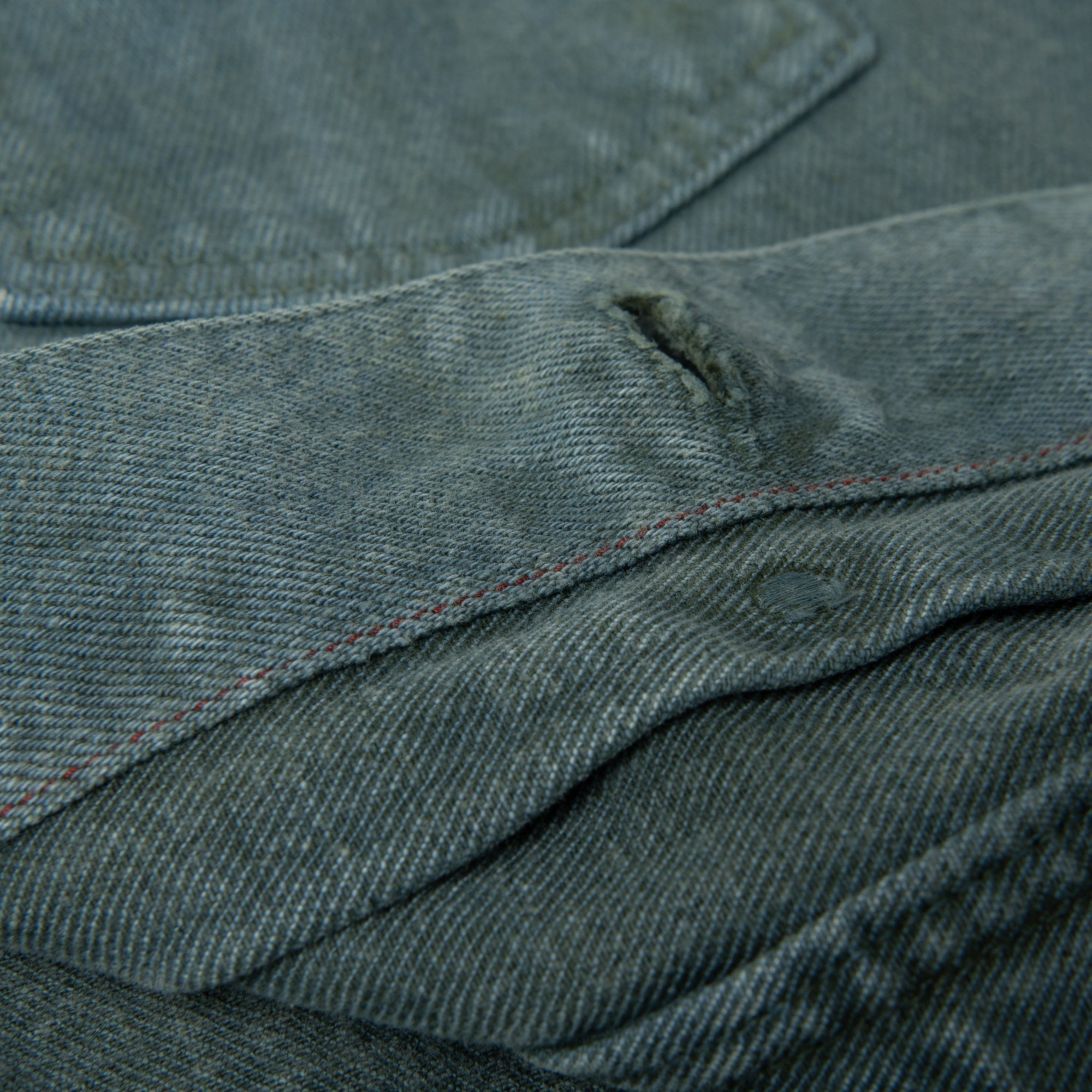 [Pre-Order] Studio D'Artisan "Indigo Green" Selvedge Jacket
