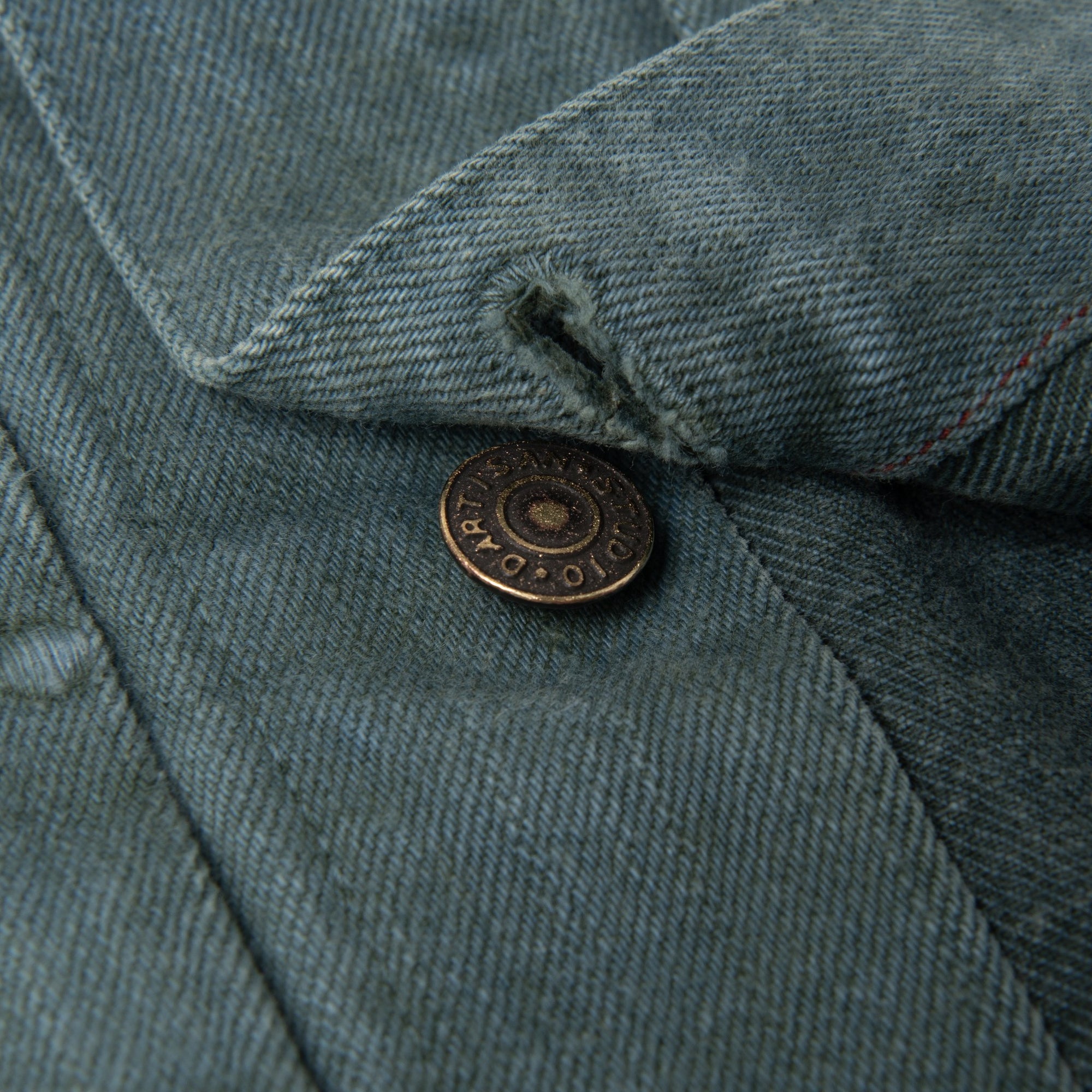 [Pre-Order] Studio D'Artisan "Indigo Green" Selvedge Jacket