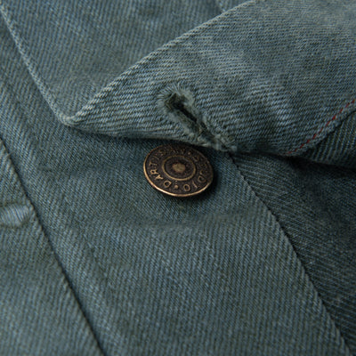 [Pre-Order] Studio D'Artisan "Indigo Green" Selvedge Jacket