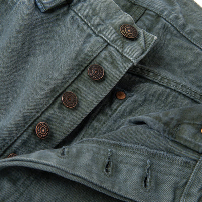 [Pre-Order] Studio D'Artisan "Indigo Green" Selvedge Jeans (Regular Straight)
