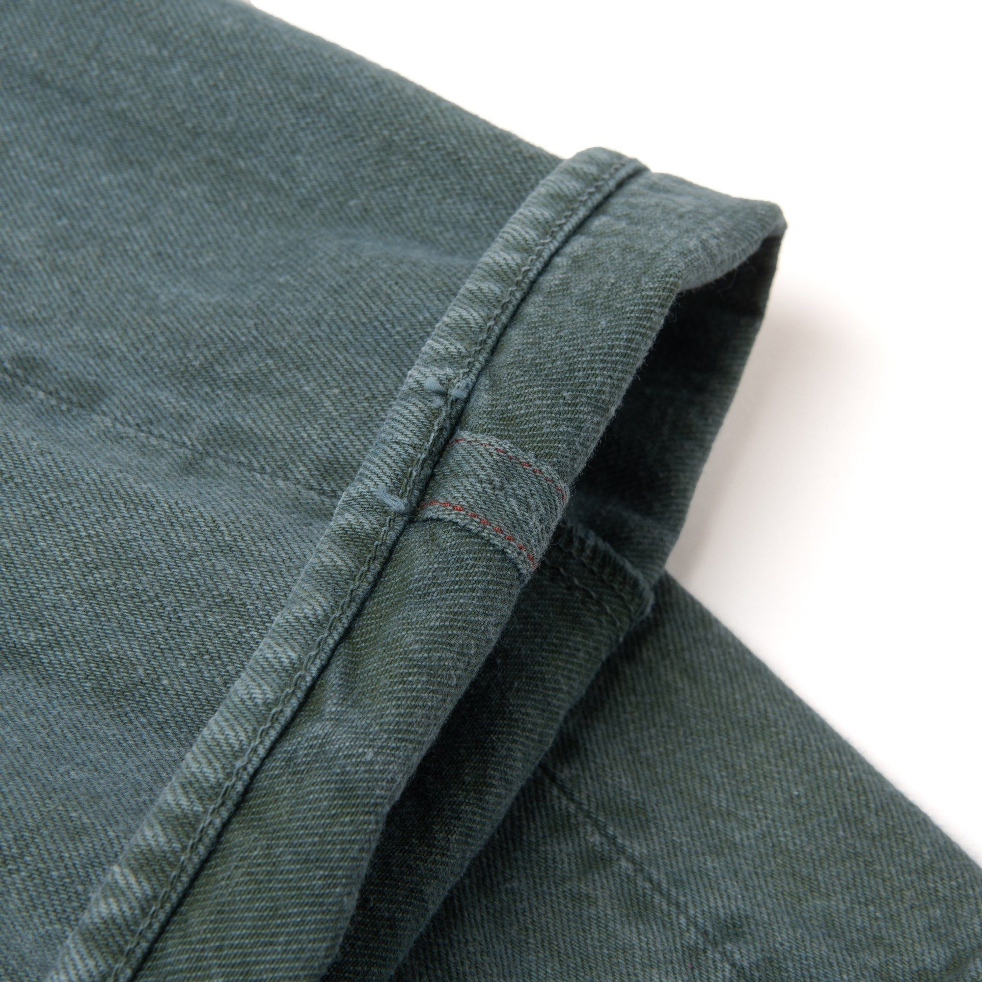 [Pre-Order] Studio D'Artisan "Indigo Green" Selvedge Jeans (Regular Straight)