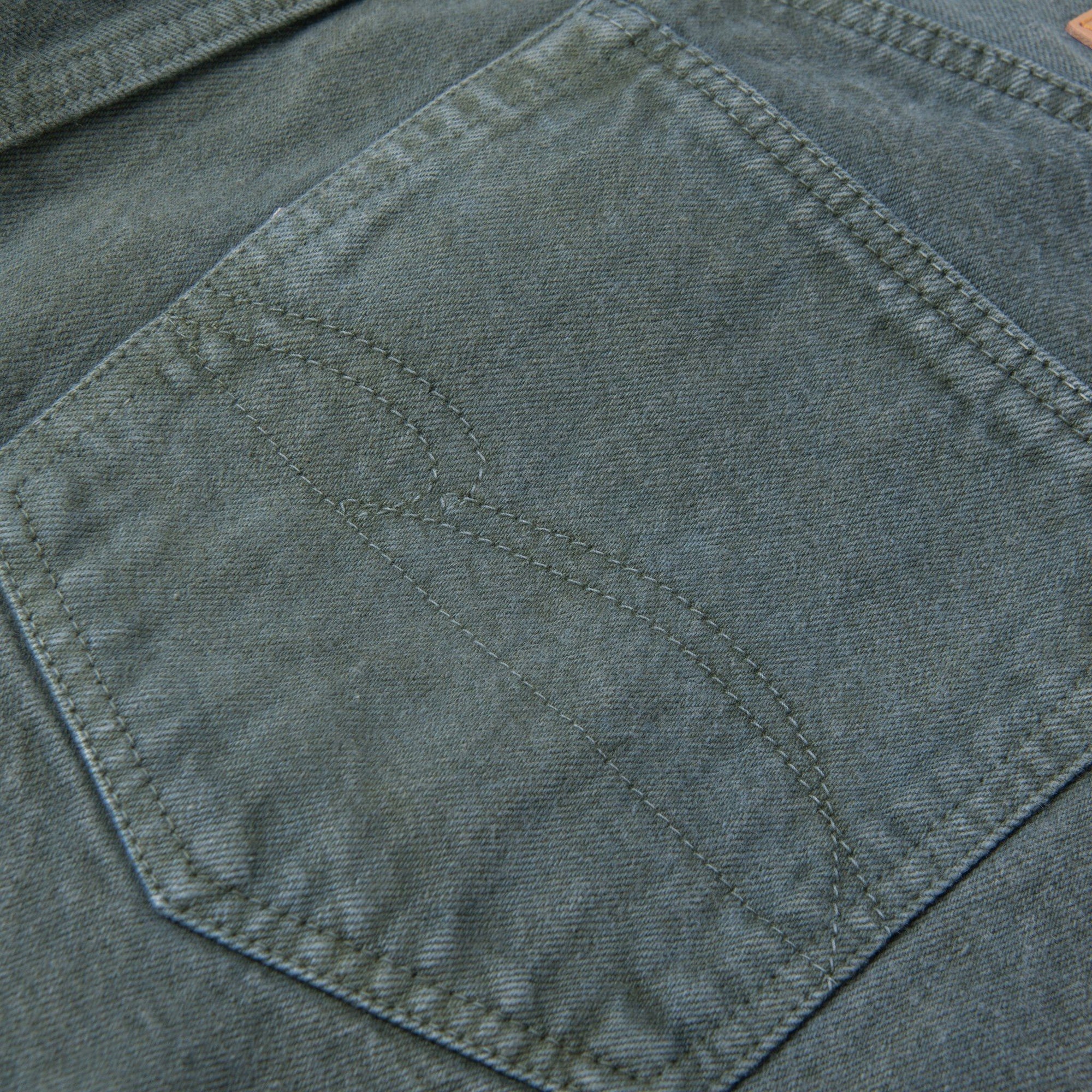 [Pre-Order] Studio D'Artisan "Indigo Green" Selvedge Jeans (Regular Straight)