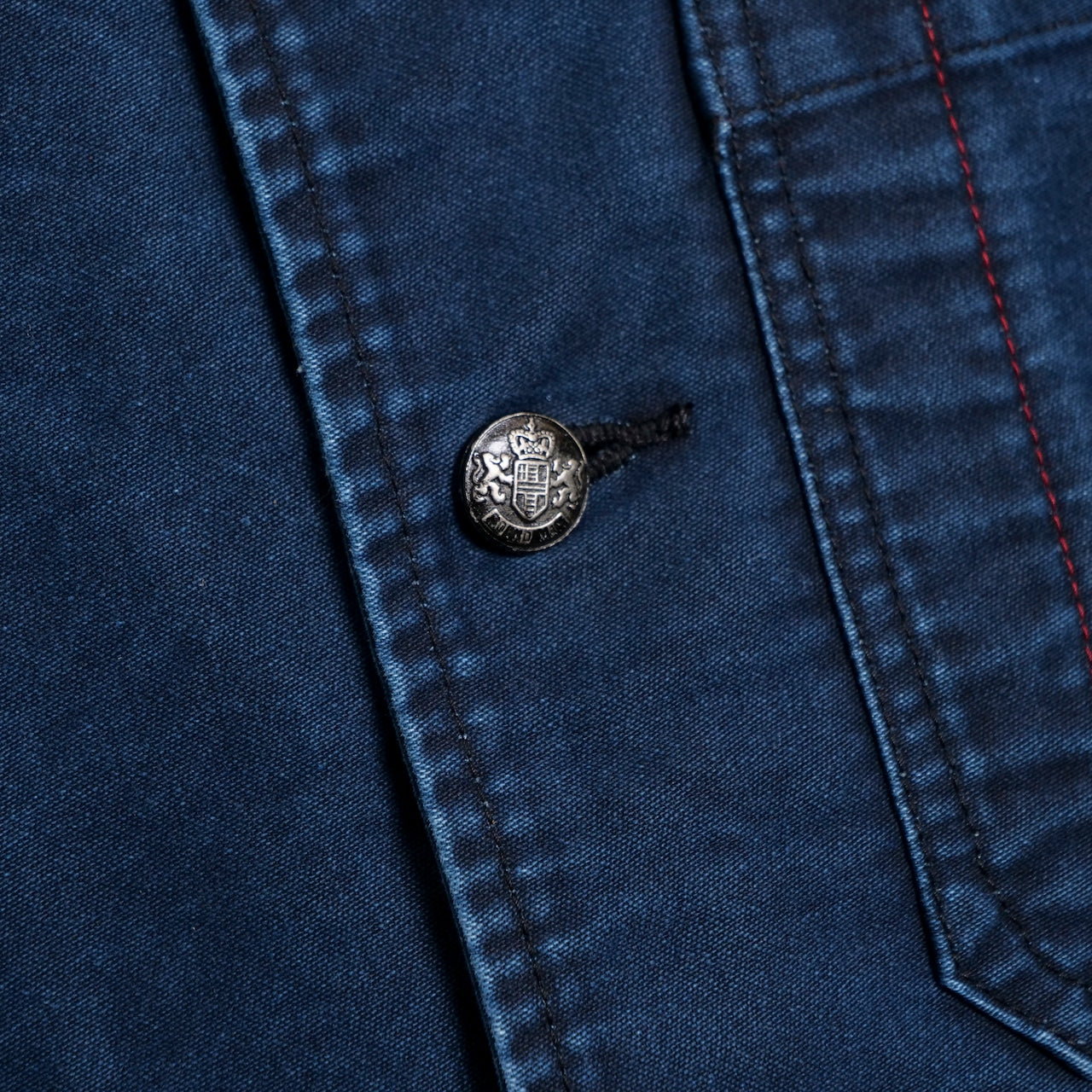Soundman "Birmingham" Indigo Moleskin Ironworks Jacket