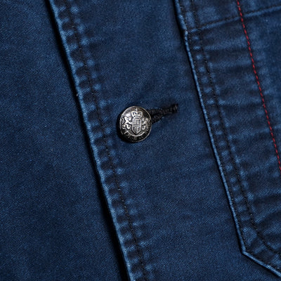 Soundman "Birmingham" Indigo Moleskin Ironworks Jacket