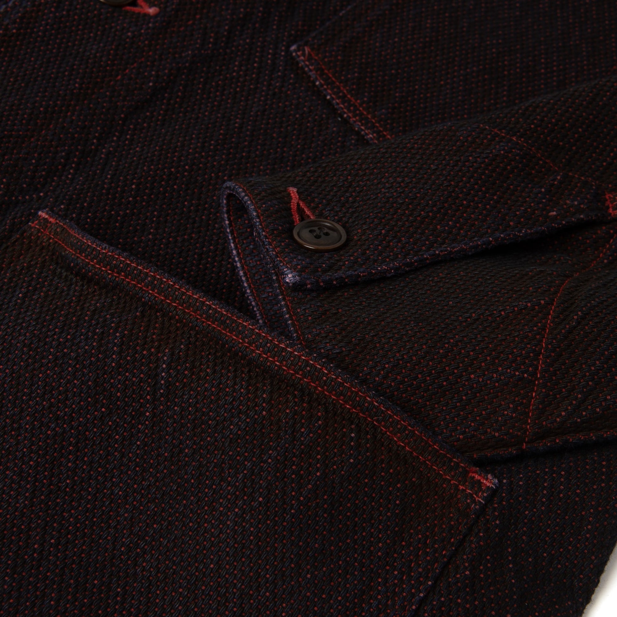 [Pre-Order] Studio D'Artisan "Bengara" Sashiko Coverall