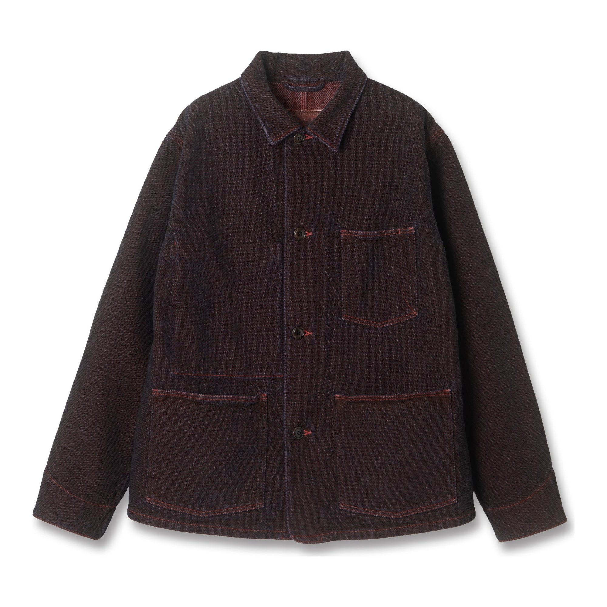 [Pre-Order] Studio D'Artisan "Bengara" Sashiko Coverall
