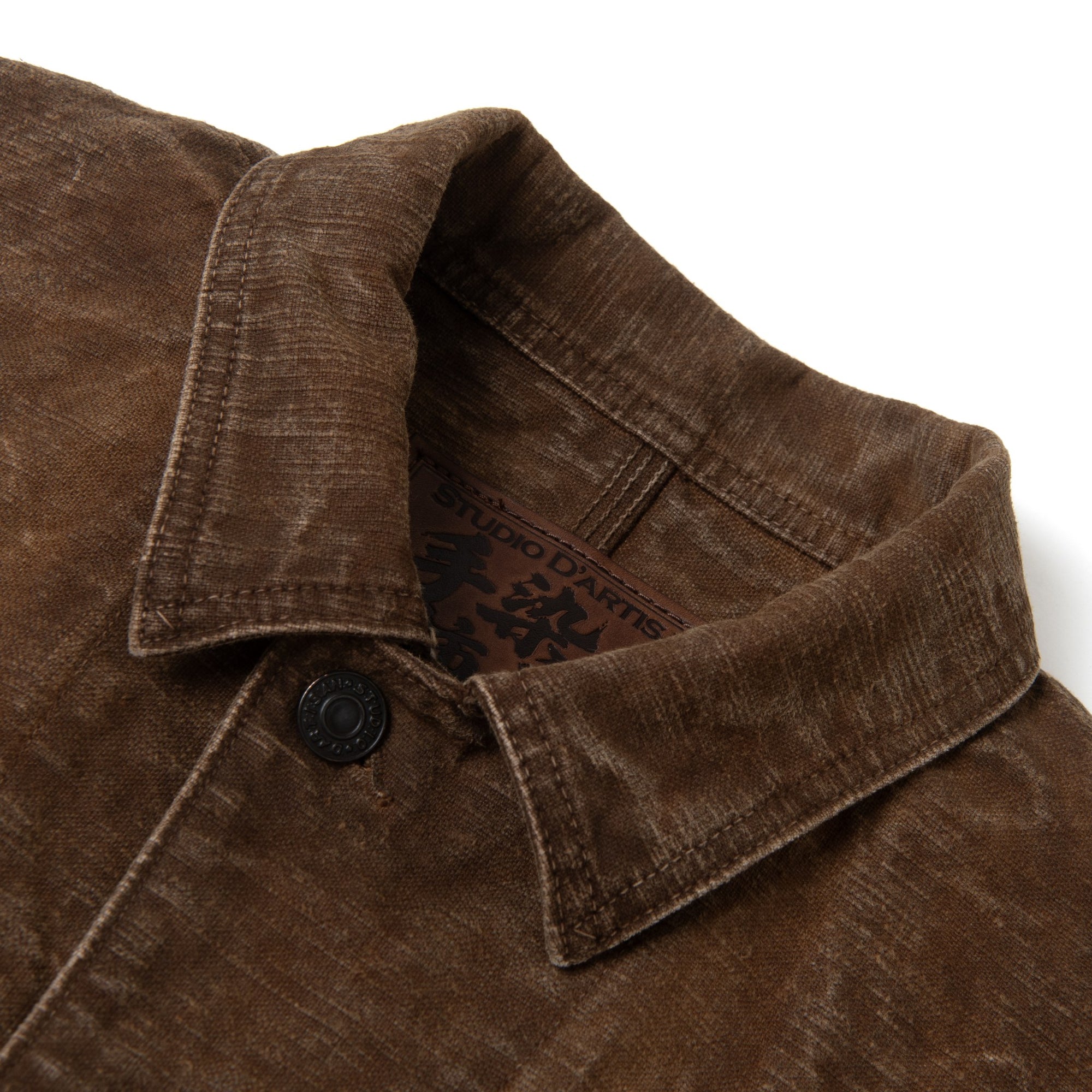 [Pre-Order] Studio D'Artisan Hand-dyed "Kakishibu-zome" Duck Work Coverall