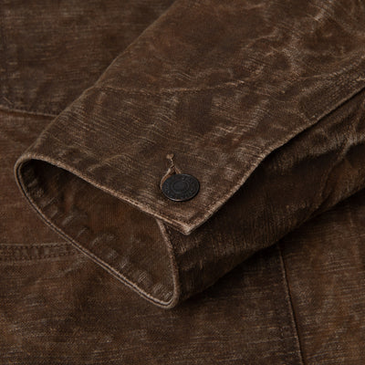 [Pre-Order] Studio D'Artisan Hand-dyed "Kakishibu-zome" Duck Work Coverall