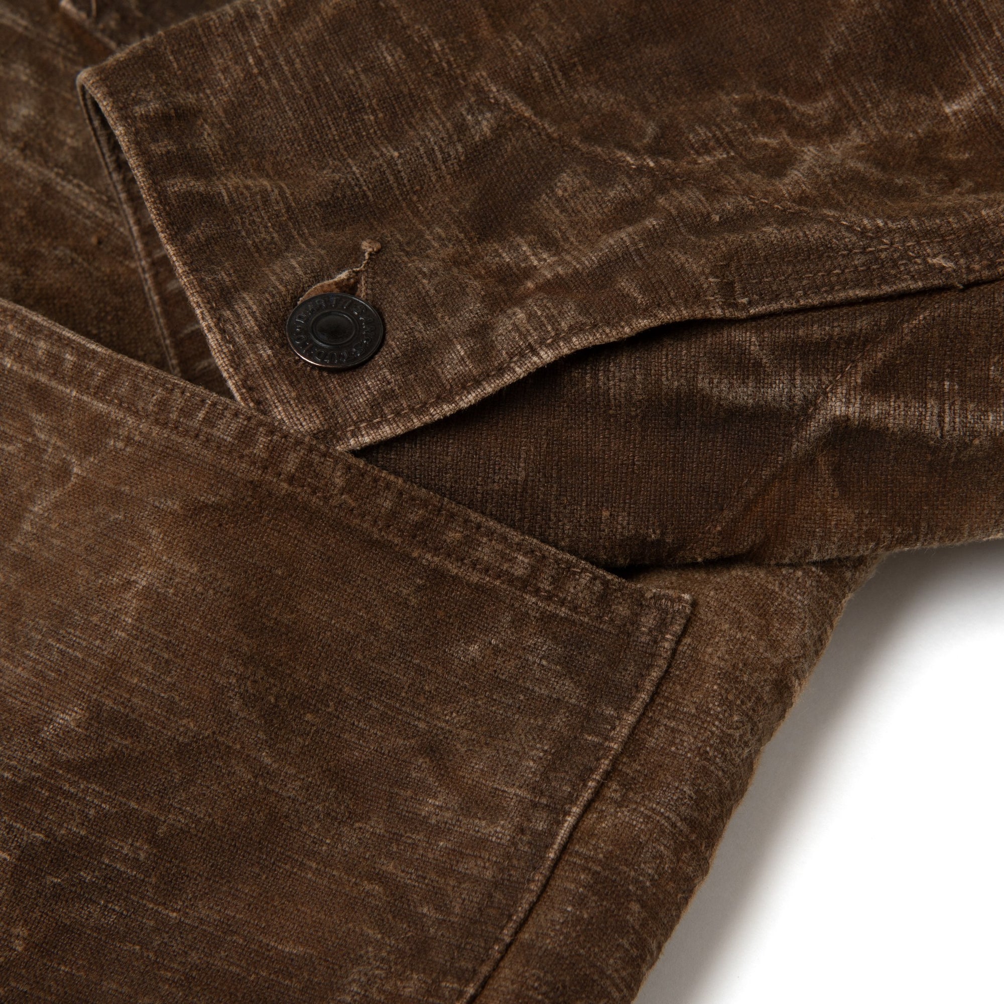 [Pre-Order] Studio D'Artisan Hand-dyed "Kakishibu-zome" Duck Work Coverall