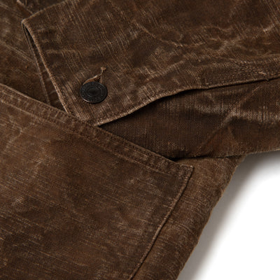 [Pre-Order] Studio D'Artisan Hand-dyed "Kakishibu-zome" Duck Work Coverall