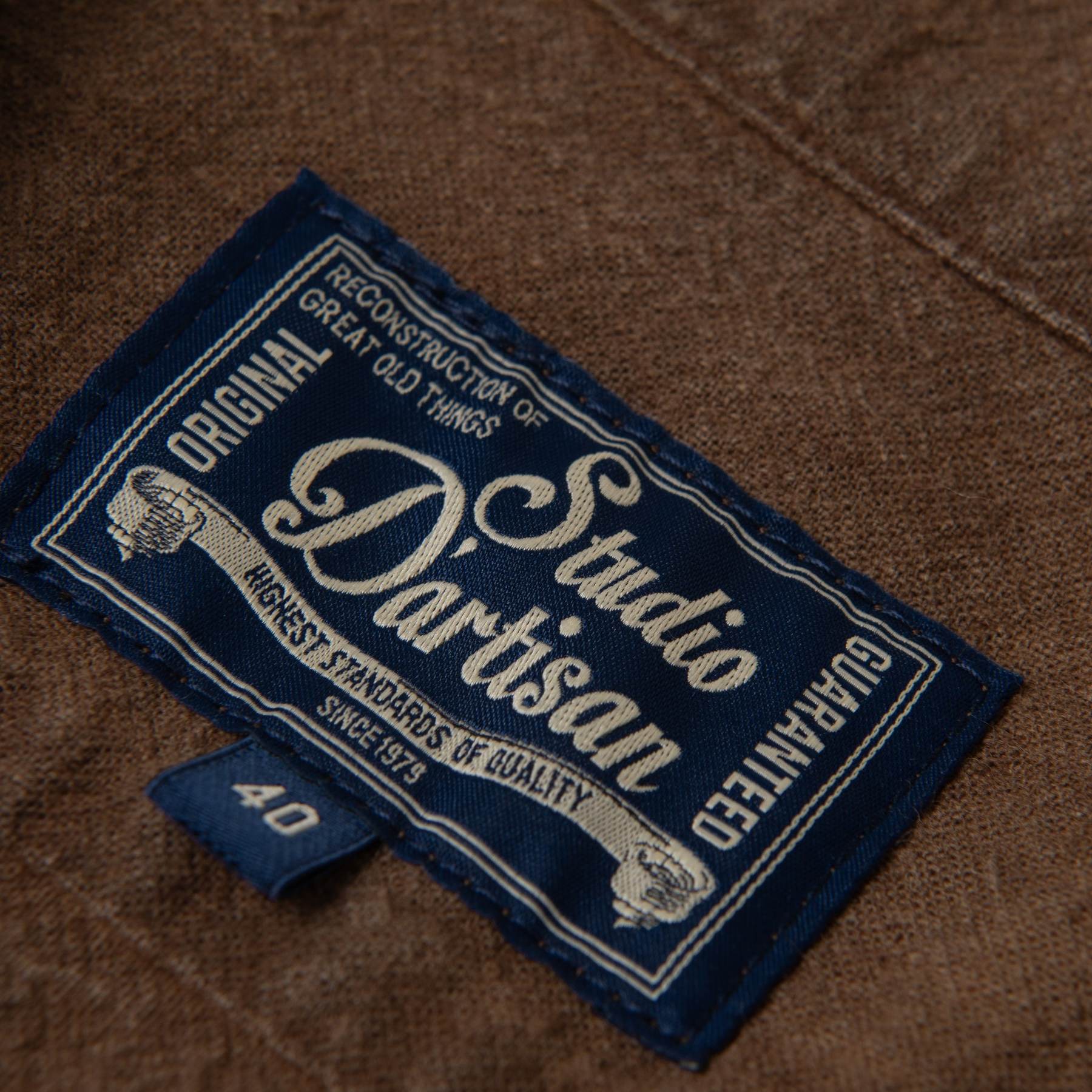 [Pre-Order] Studio D'Artisan Hand-dyed "Kakishibu-zome" Aloha Shirt