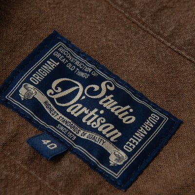 [Pre-Order] Studio D'Artisan Hand-dyed "Kakishibu-zome" Aloha Shirt