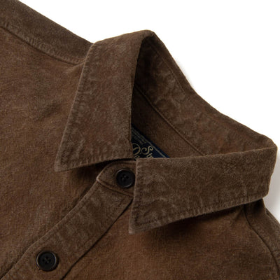 [Pre-Order] Studio D'Artisan Hand-dyed "Kakishibu-zome" Work Shirt