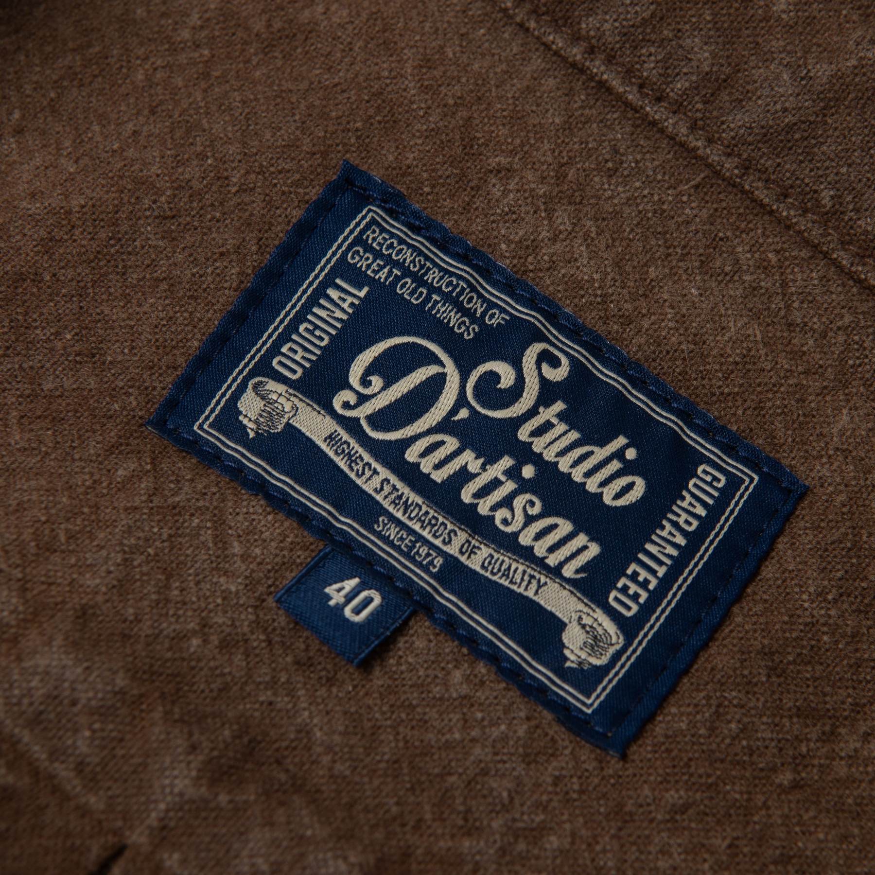 [Pre-Order] Studio D'Artisan Hand-dyed "Kakishibu-zome" Work Shirt
